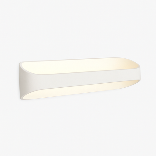 Applique design LED en aluminium blanc Sconce