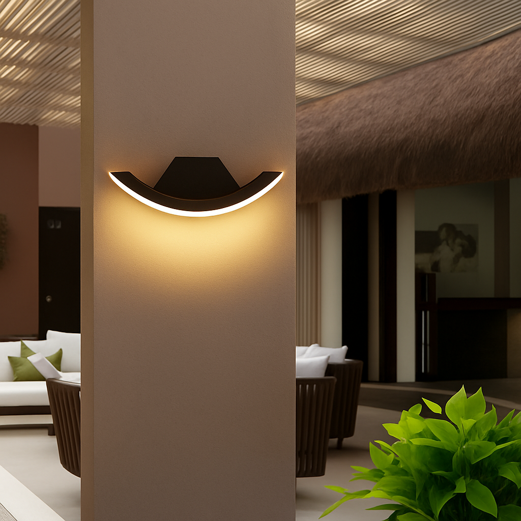 Applique extérieur arrondie à LED Garden - vue 4 sur 6