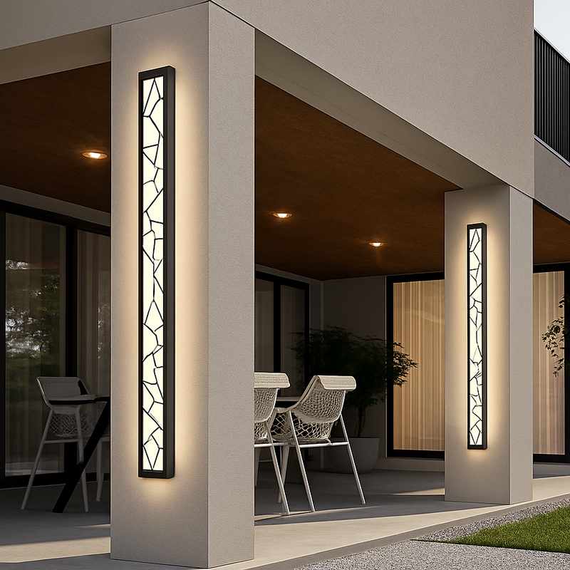Applique extérieure étanche LED grande applique IP65 en aluminium lumière jardin Villa porche applique lumière 110V 220V applique Luminaire