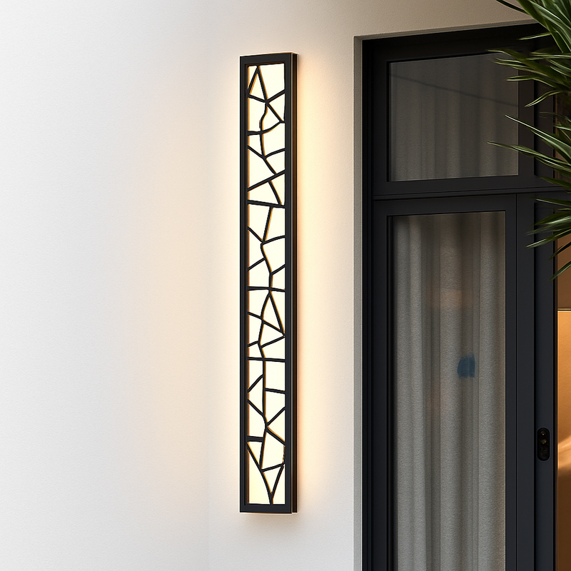 Applique extérieure étanche LED grande applique IP65 en aluminium lumière jardin Villa porche applique lumière 110V 220V applique Luminaire