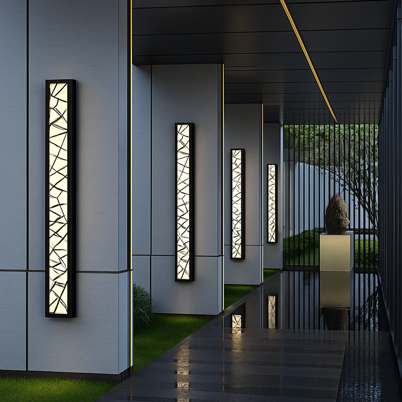 Applique extérieure étanche LED grande applique IP65 en aluminium lumière jardin Villa porche applique lumière 110V 220V applique Luminaire