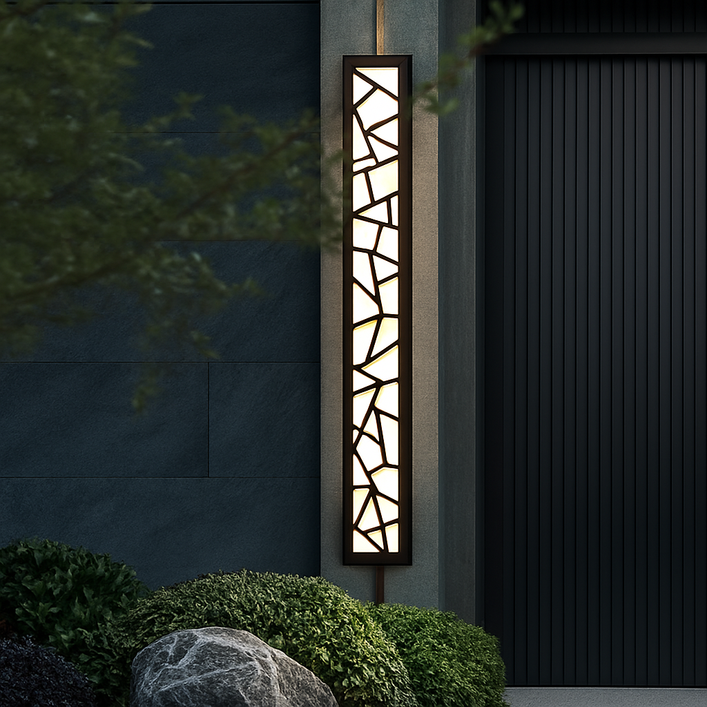 Applique extérieure étanche LED grande applique IP65 en aluminium lumière jardin Villa porche applique lumière 110V 220V applique Luminaire - vue 5 sur 6