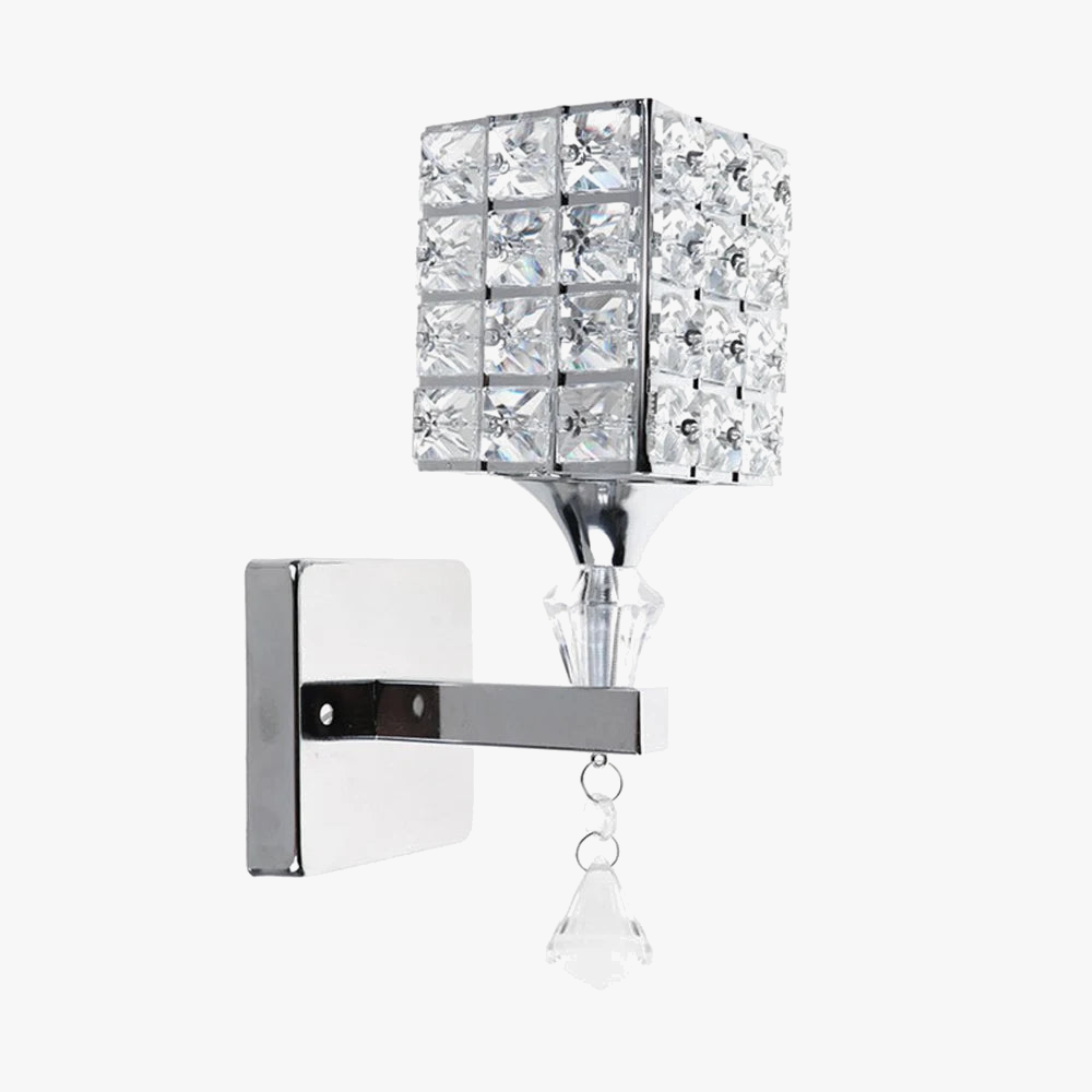 applique led moderne cristal intérieur salon chambre table chevet
