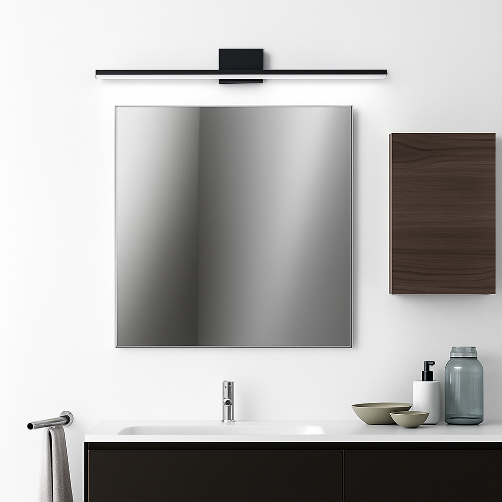 Applique miroir salle de bain à LED rectangulaire Cabinet - vue 3 sur 19