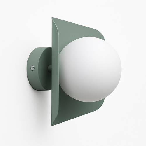 Applique murale avec boule blanche Morden Minimalist à LED (de couleurs)