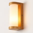 Applique murale bois verre LED nordique chevet maison intérieur