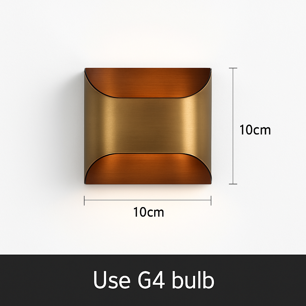 Applique murale de luxe en cuivre lampe de couloir d'hôtel moderne pour salon chambre lampes de chevet lumière de fond applique murale LED lumières - vue 6 sur 10