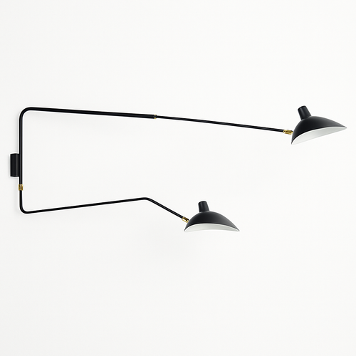 Applique murale design LED dirigeable style retro Swing