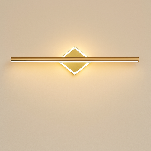 Applique murale design LED dorée ou blanche Mirror