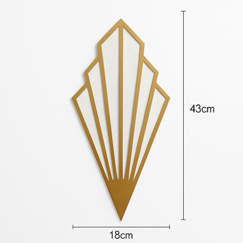 Applique murale design LED en métal de forme triangulaire Bumbee