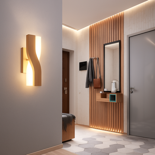 Applique murale design à LED en métal Loft Mirror - vue 4 sur 8
