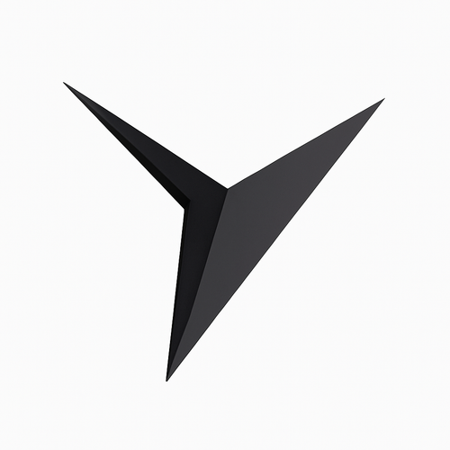 Applique murale design à LED en triangle métal Loft