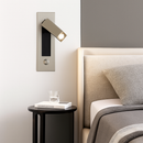 Applique murale design liseuse LED carré Reading