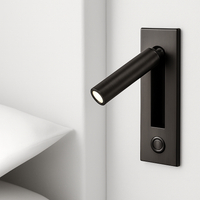 Design-Wandleuchte LED-Leseleuchte Quadrat Reading