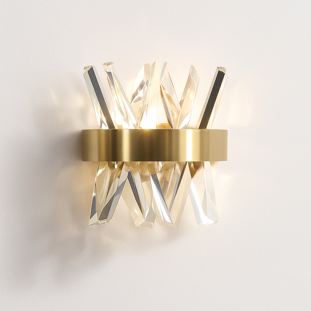 applique murale en cristal moderne pour décoration intérieure élégante - vue 4 sur 10