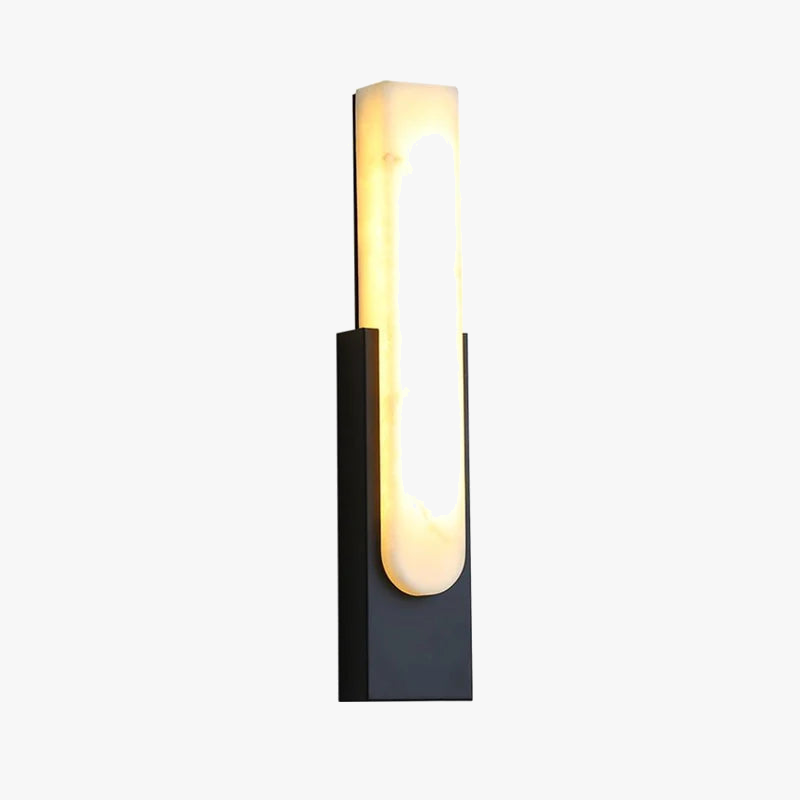 applique murale en marbre luxe minimaliste design moderne avec lumières led