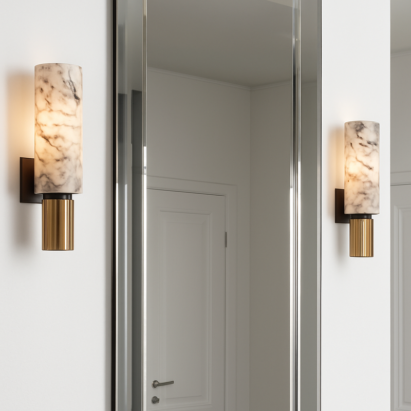 applique murale en marbre naturel style nordique créatif pour décoration intérieure