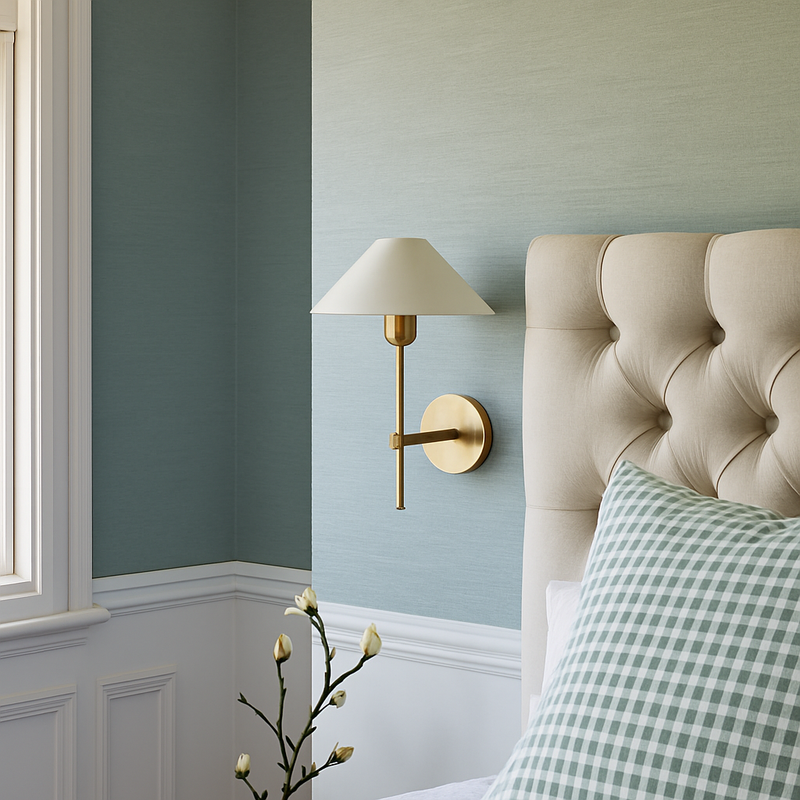 applique murale en tissu style américain design moderne pour éclairage intérieur