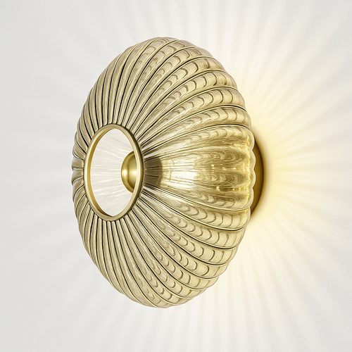 Applique murale en verre moderne