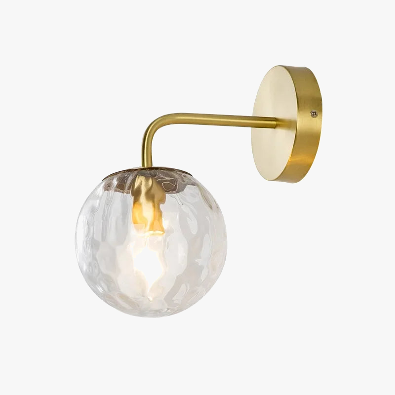 Applique murale en verre style européen à led pour intérieur