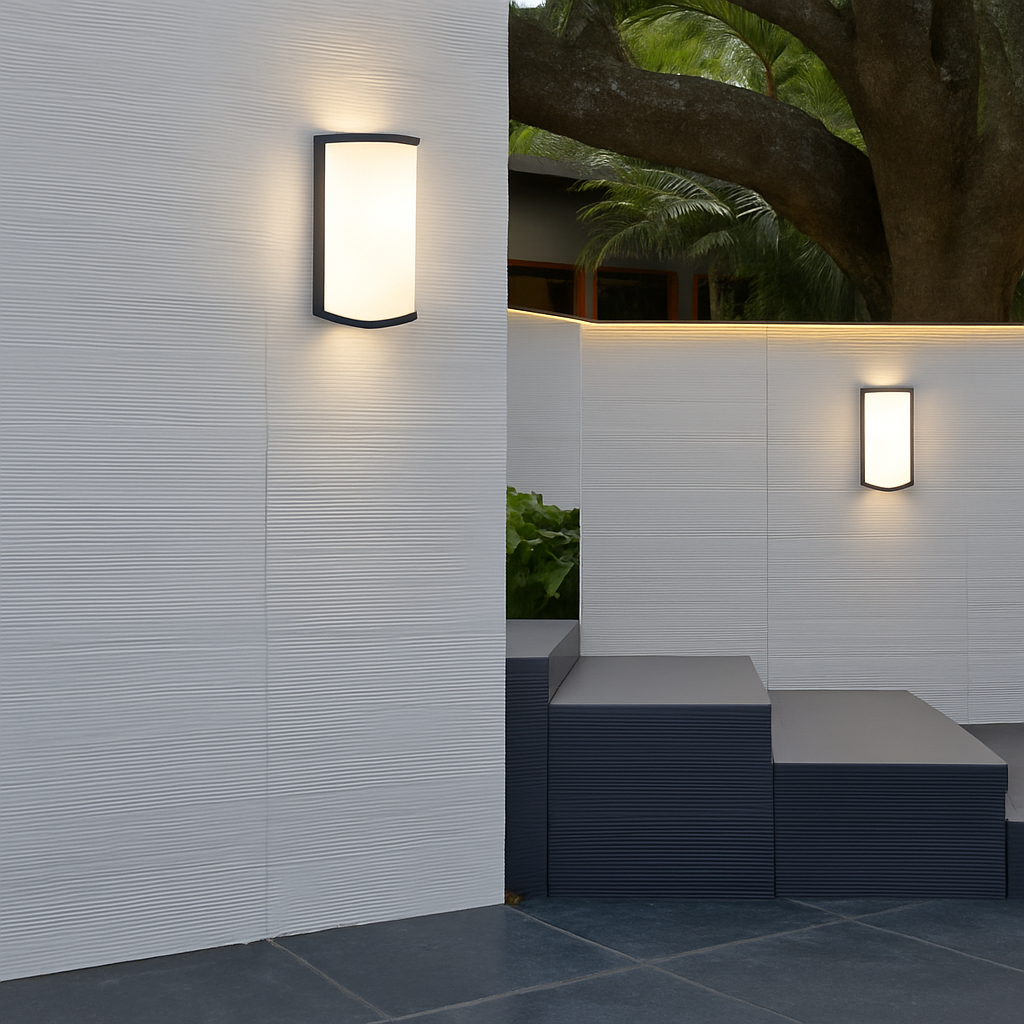 Applique murale extérieure Led moderne étanche IP65 balcon jardin clôture lumières porche extérieur lumière applique murale extérieure 110v 220v - vue 5 sur 7