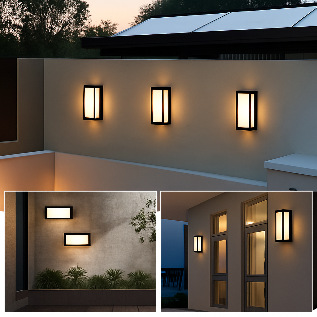 applique murale extérieure led étanche pour éclairage extérieur - vue 4 sur 9