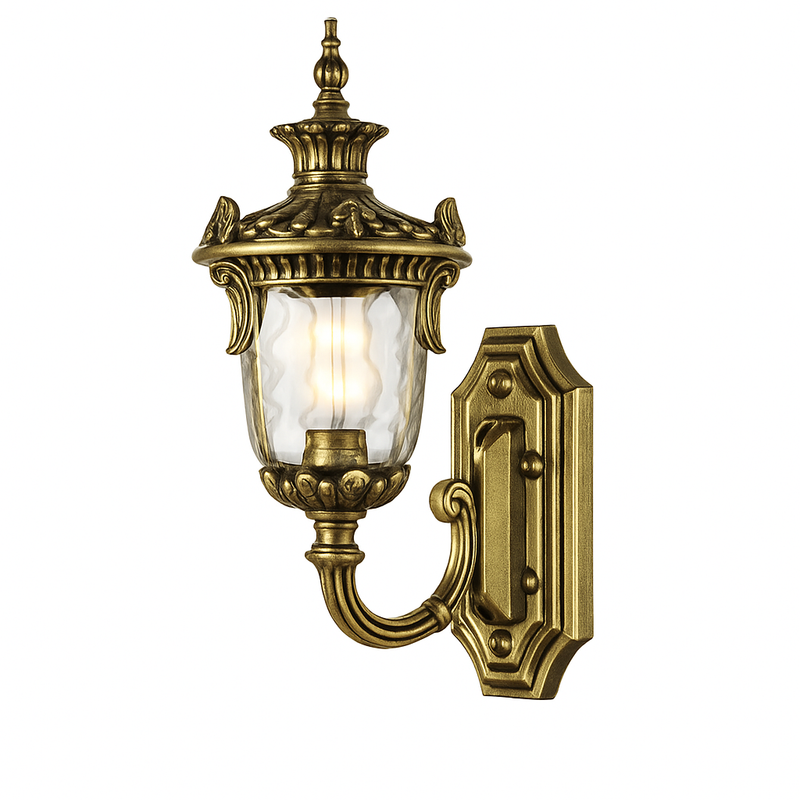 applique murale extérieure étanche double tête style européen rétro