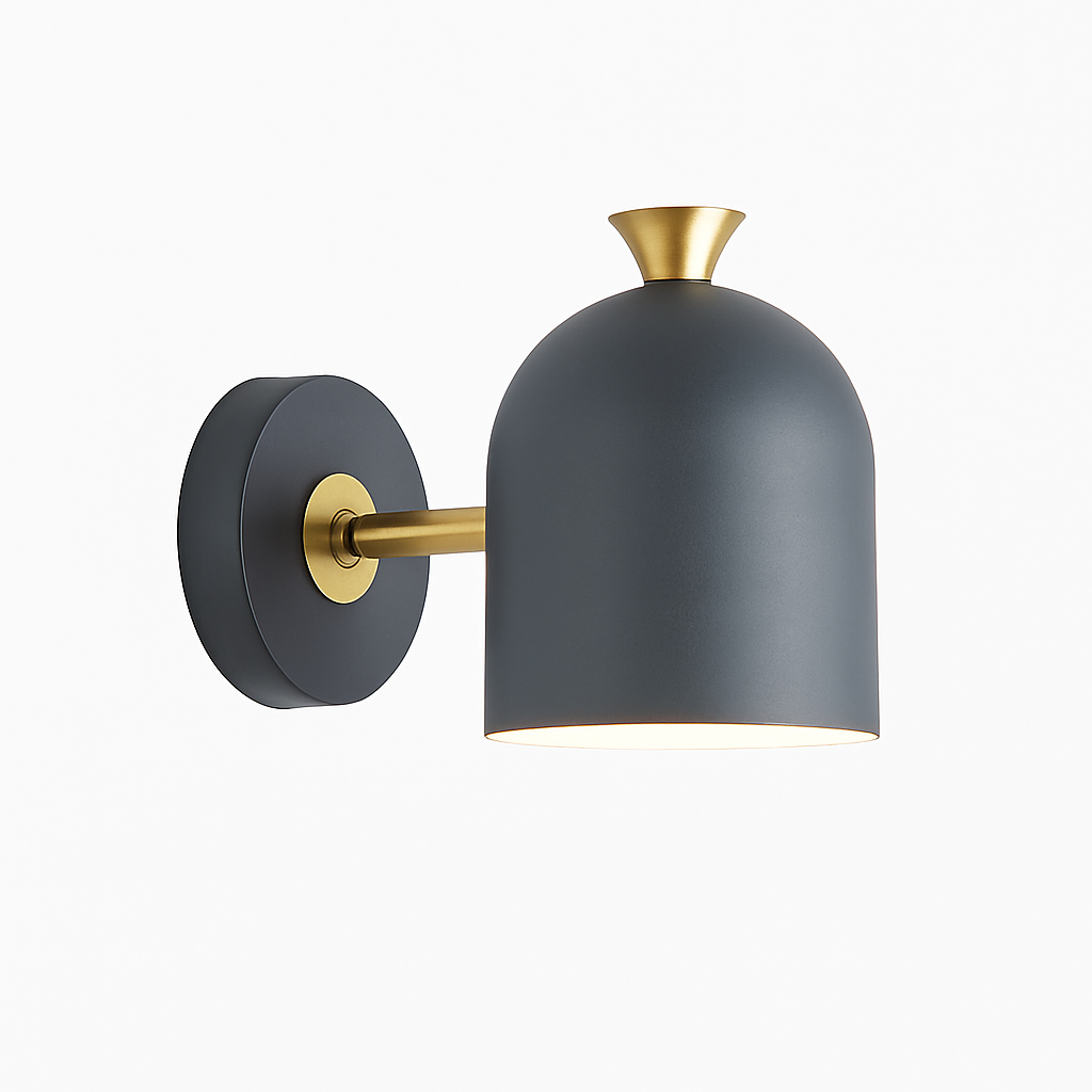 Applique murale LED abat-jour arrondi orientable de couleur Deco - vue 6 sur 9