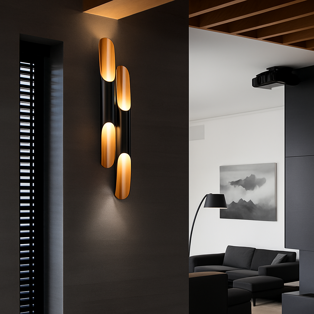 applique murale led coltrane 2 lumières - vue 4 sur 20