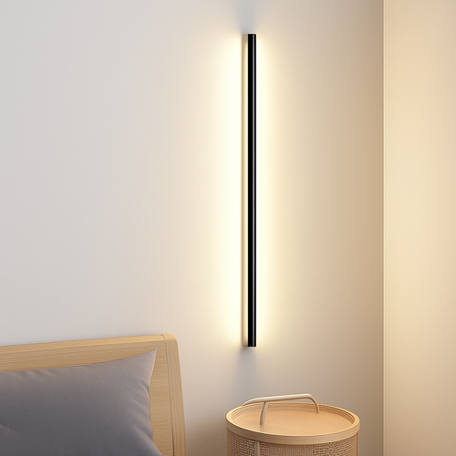 Minimalistische LED-Wandleuchte Kubus aus Aluminium mit Fernbedienung und dimmbar - vue 7 sur 22