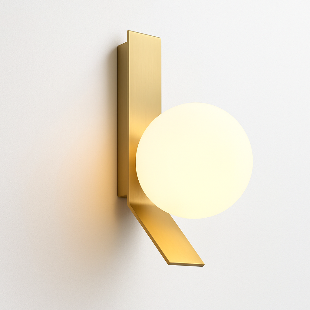 applique murale à led design minimaliste en verre pour intérieur - vue 2 sur 8