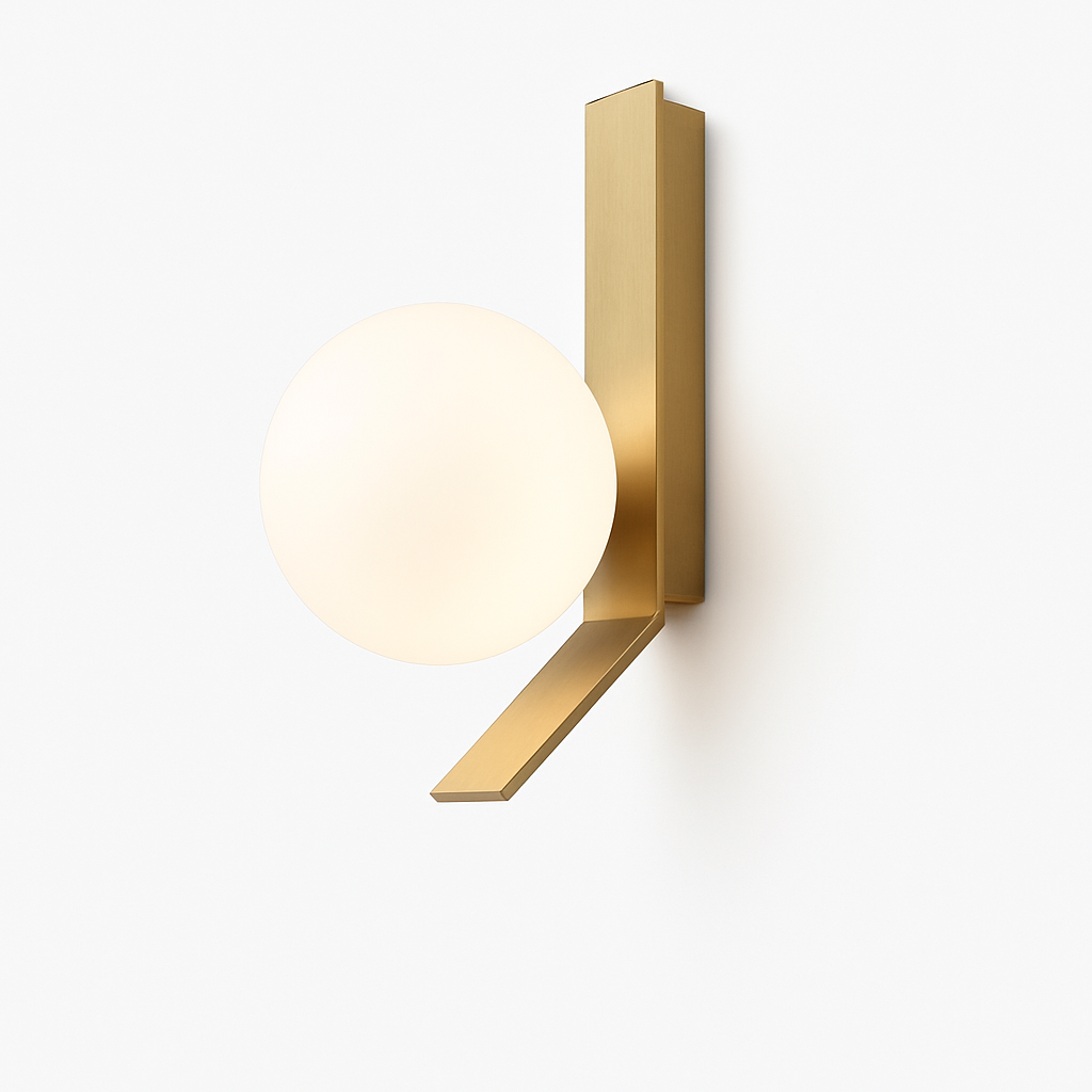 applique murale à led design minimaliste en verre pour intérieur - vue 3 sur 8