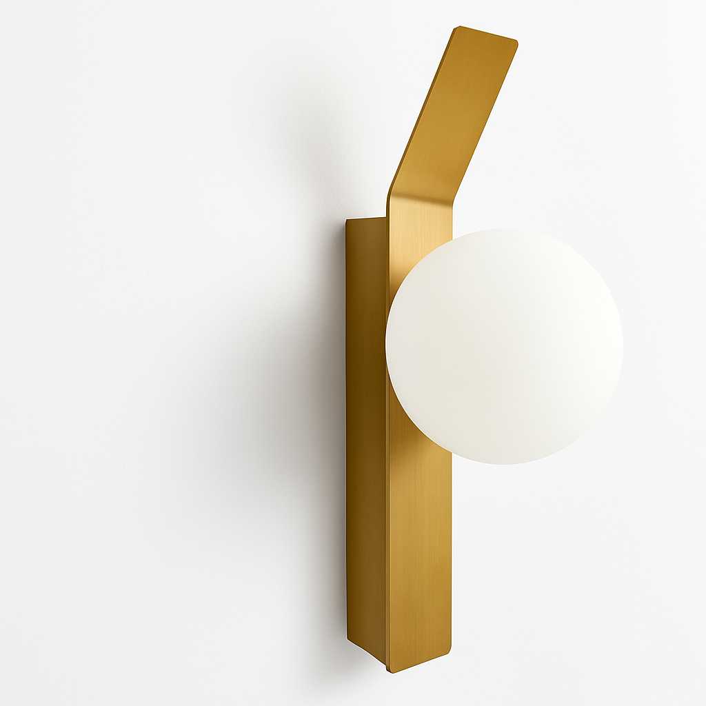 applique murale à led design minimaliste en verre pour intérieur - vue 7 sur 8