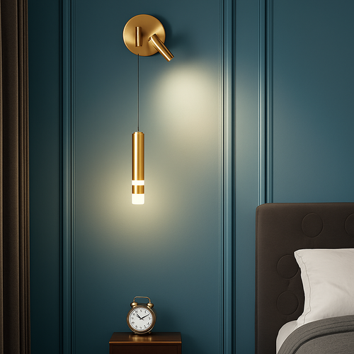 LED-Wandleuchte mit zwei Köpfen aus Acryl für stilvolle Wohnraumdeko - vue 4 sur 15