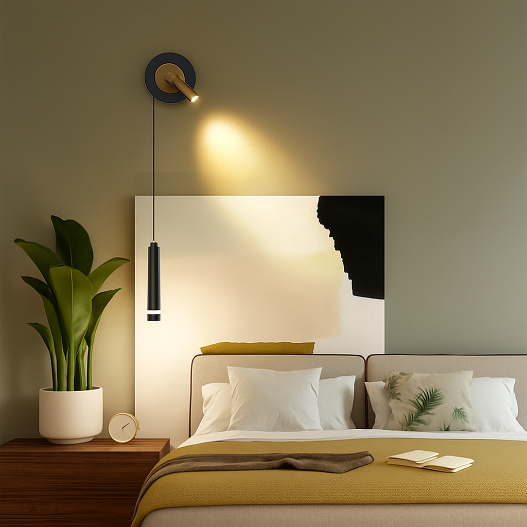 LED-Wandleuchte mit zwei Köpfen aus Acryl für stilvolle Wohnraumdeko - vue 5 sur 15