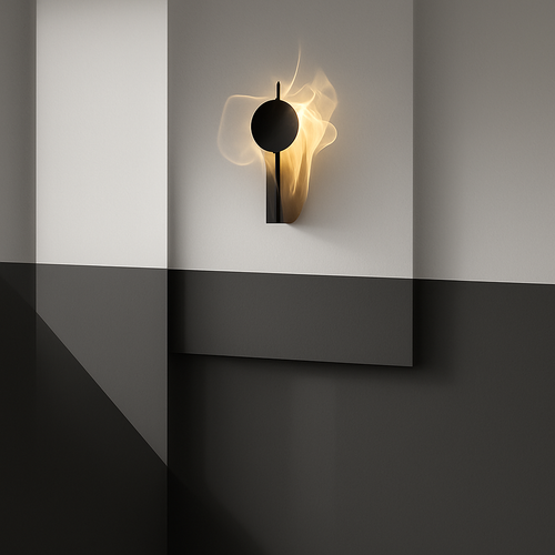 LED-Wandleuchte aus Edelstahl im Science-Fiction-Stil - vue 2 sur 7