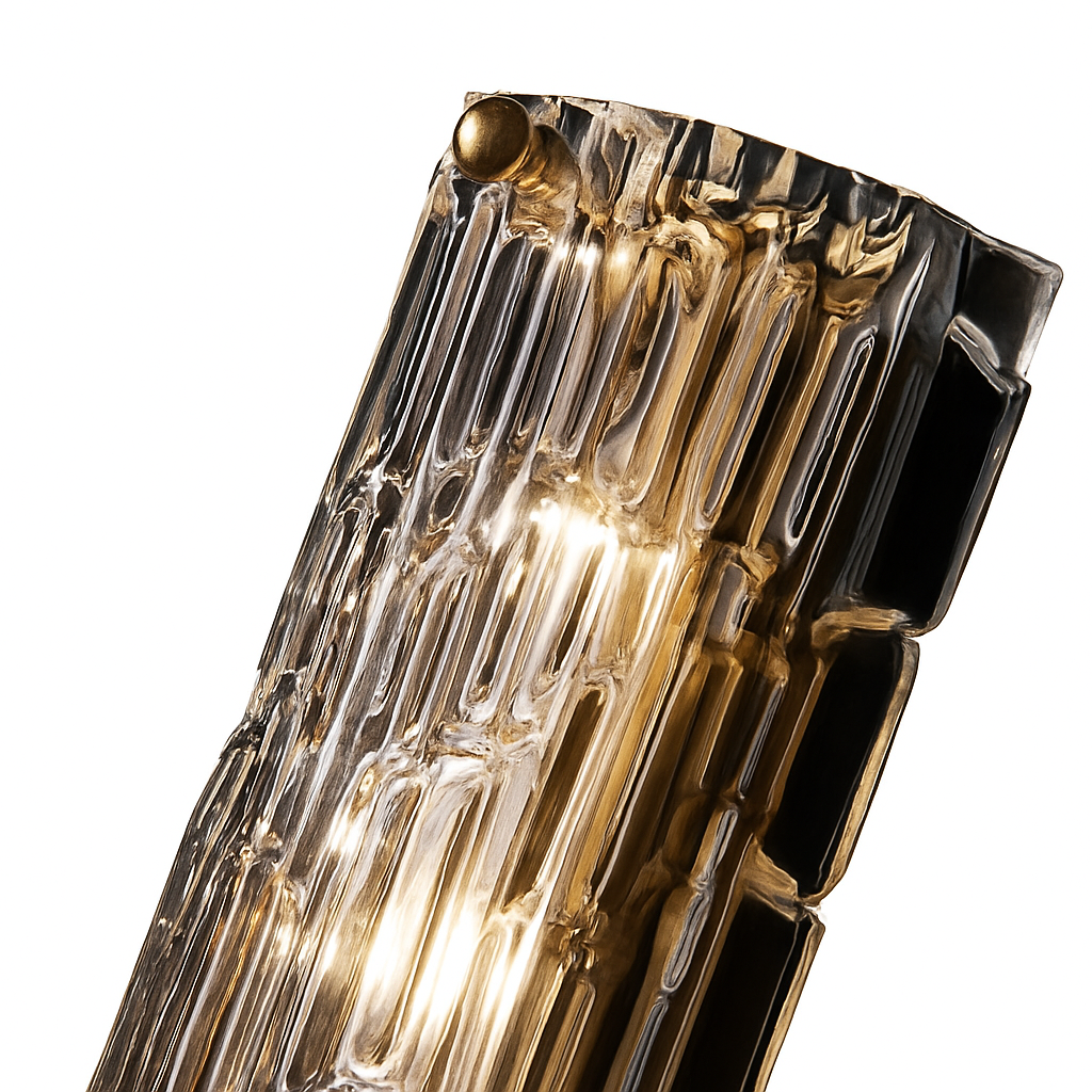 applique murale led en cristal design nordique pour intérieur moderne - vue 5 sur 8