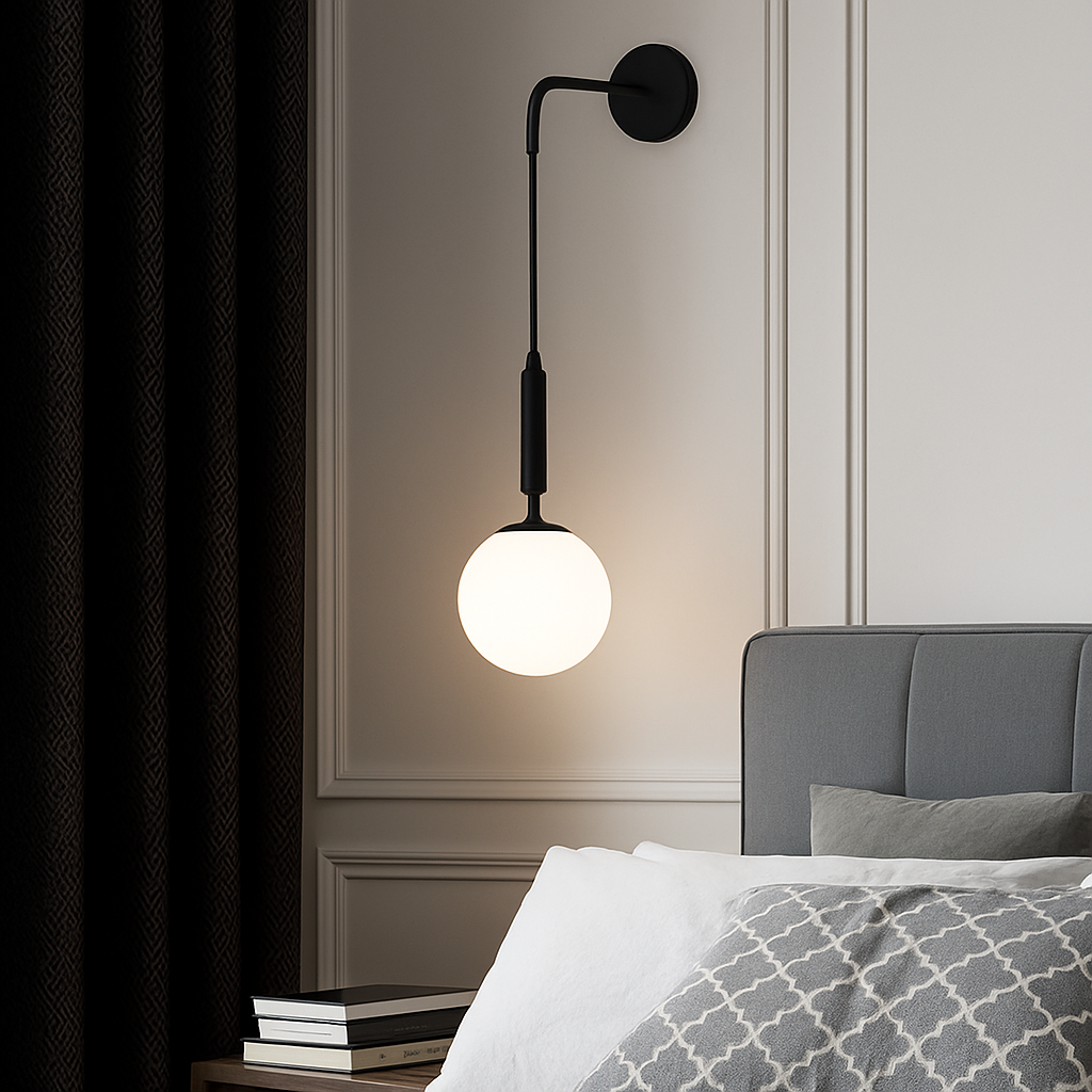 Applique murale LED en verre Simple et moderne - vue 4 sur 10