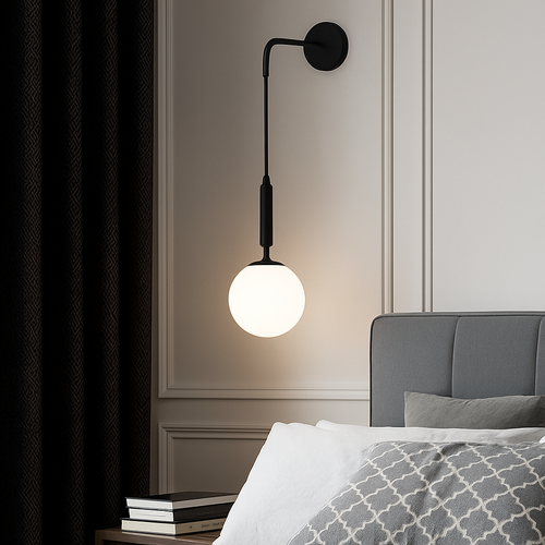 Applique murale LED en verre Simple et moderne