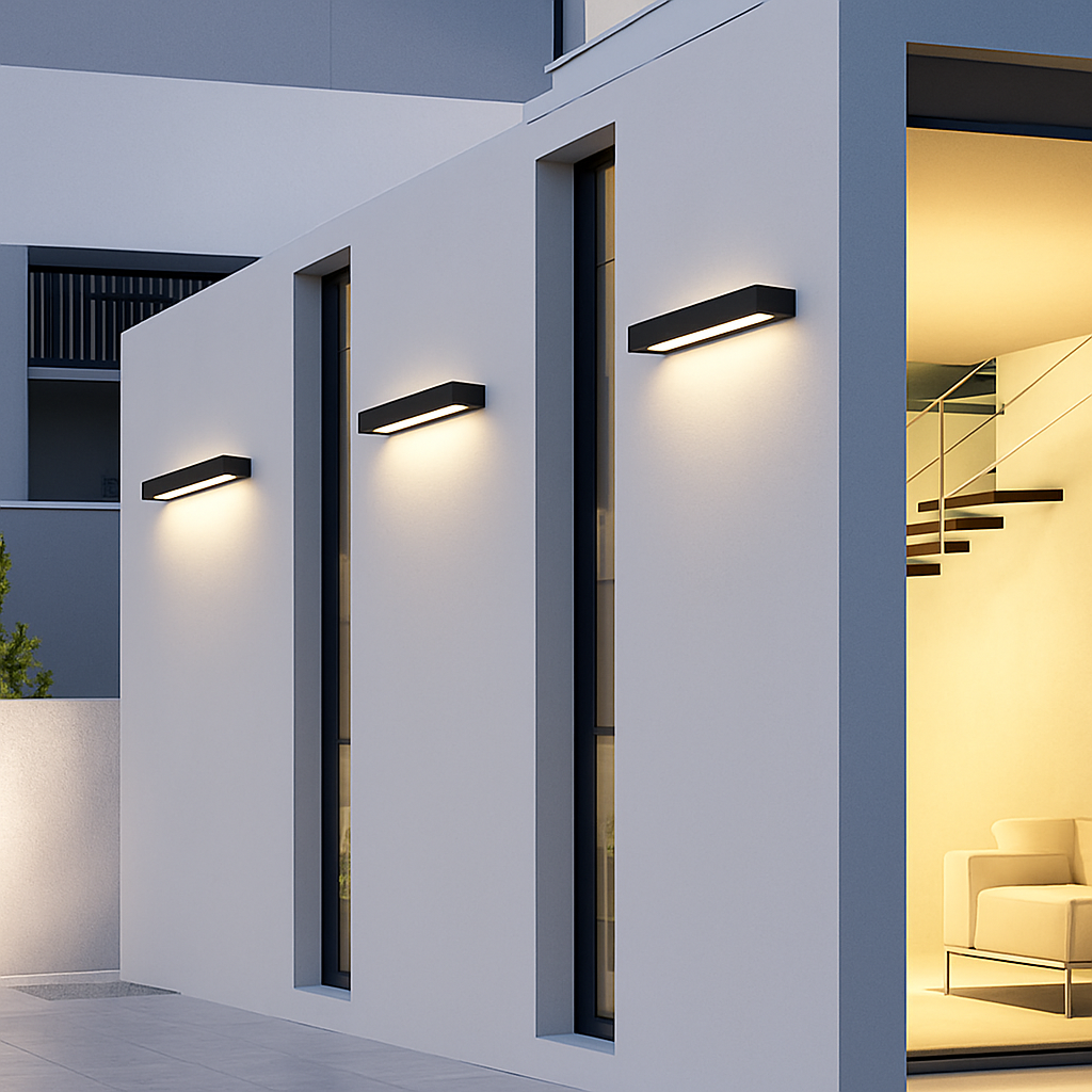 applique murale led extérieure imperméable pour éclairage extérieur - vue 4 sur 10
