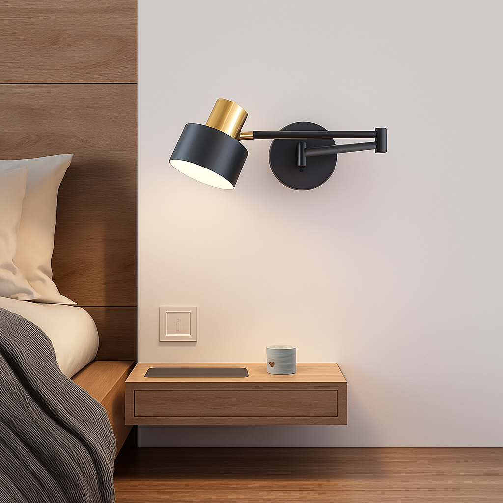 applique murale led à intensité variable pour lecture et étude - vue 4 sur 14