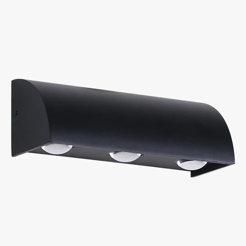 Applique murale LED lumières extérieur moderne entrée escalier balcon maison jardin 110V IP54 porche terrasse étanche noir applique murale
