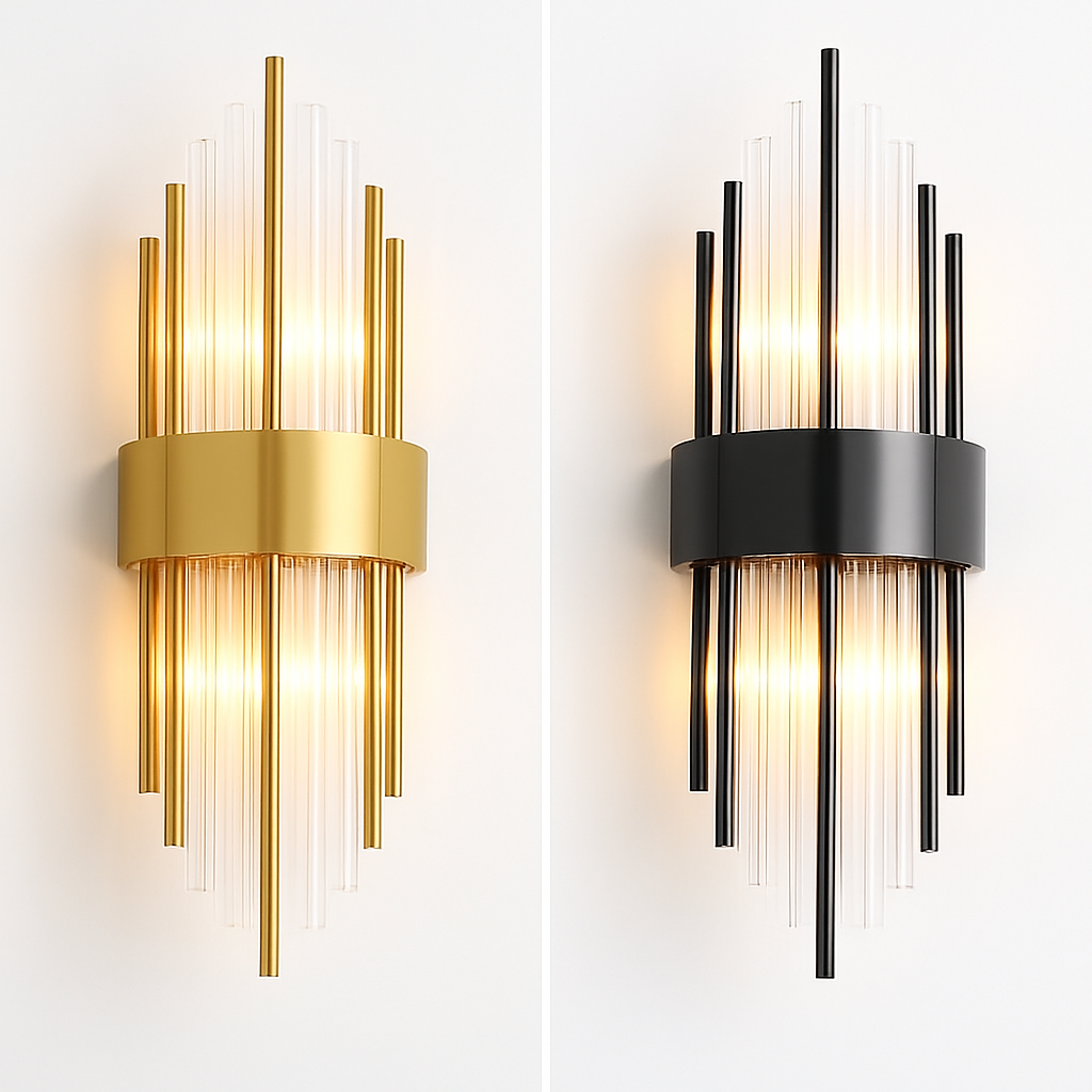 applique murale led luxe moderne dorée - vue 6 sur 15