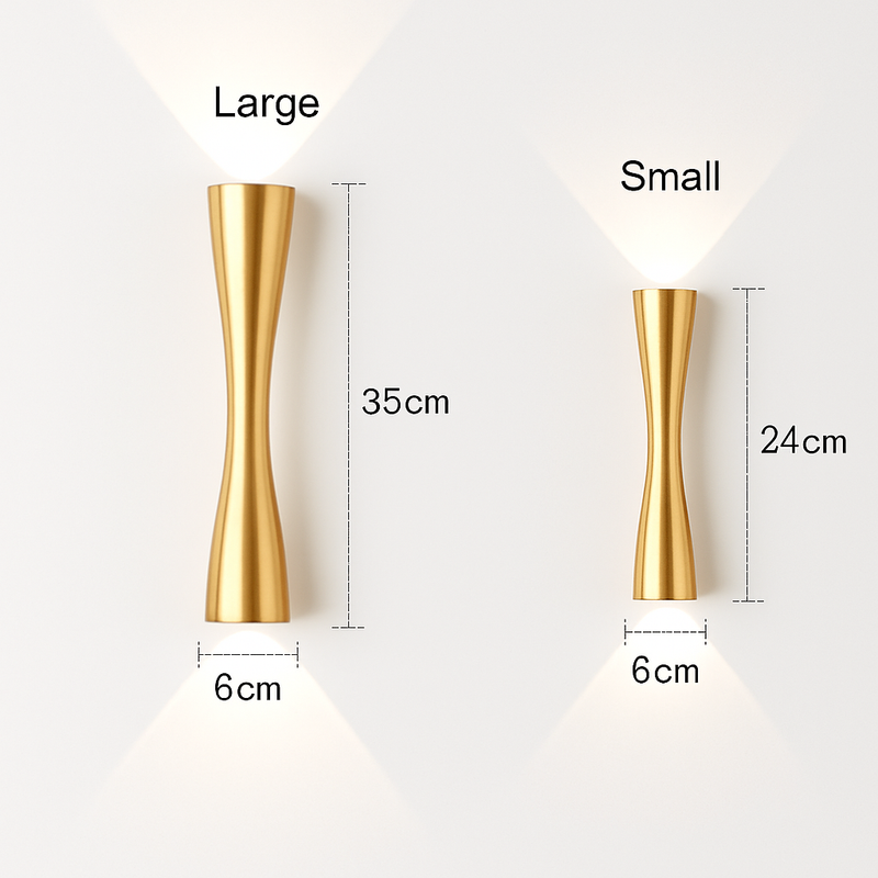 applique murale led minimaliste moderne imperméable idéale intérieur extérieur