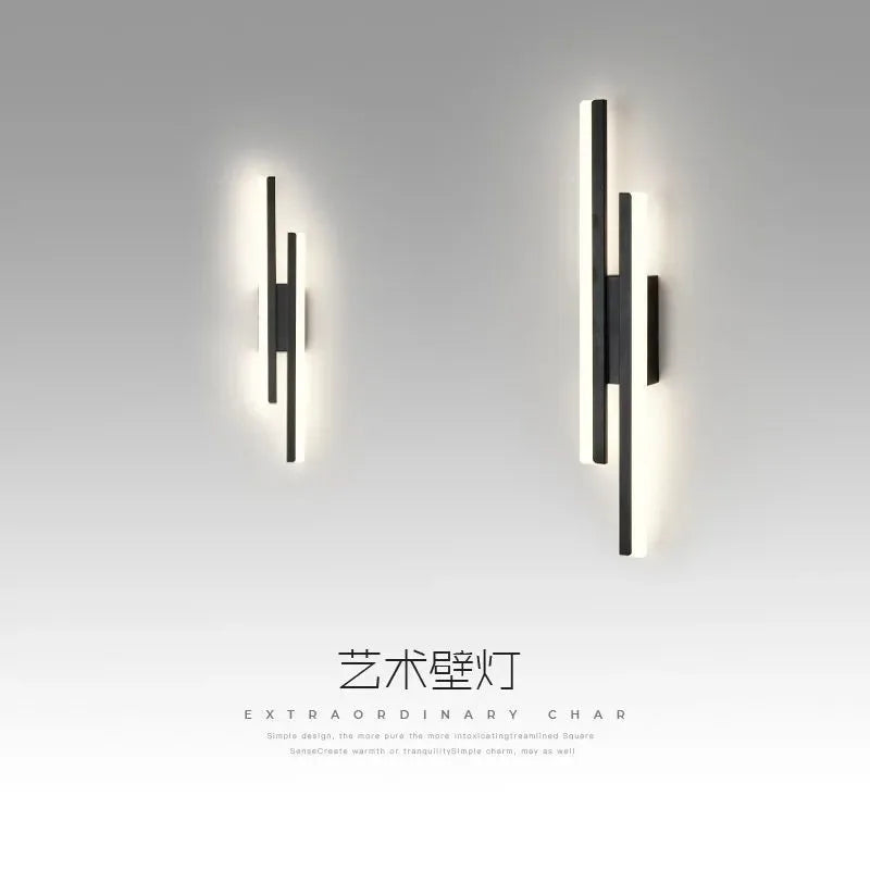 applique murale led minimaliste moderne pour décoration fond