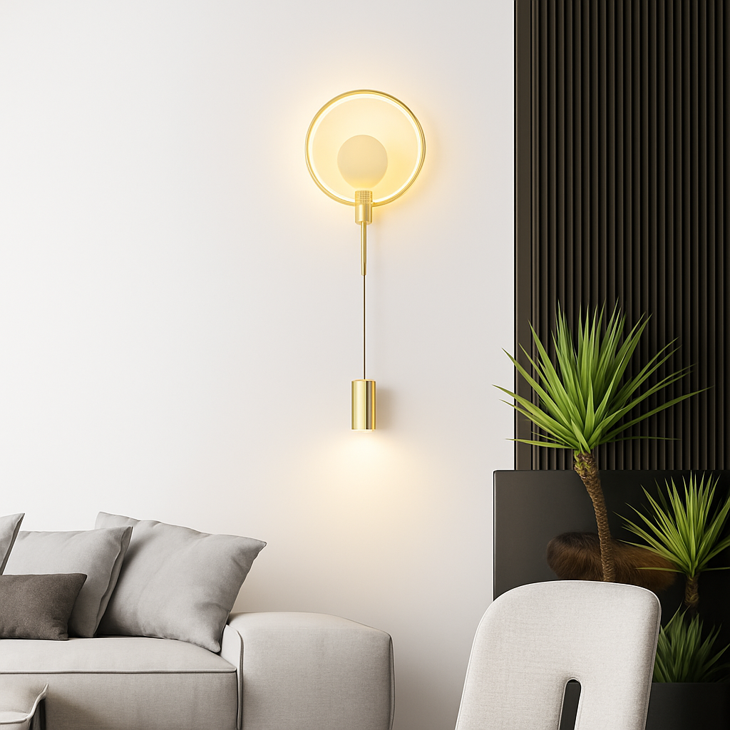 applique murale led moderne avec gradation de température - vue 4 sur 8