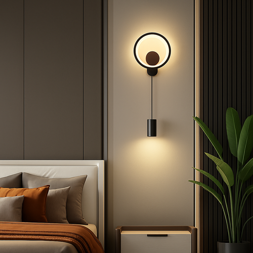 Moderne LED-Wandleuchte mit variabler Farbtemperatur - vue 5 sur 7