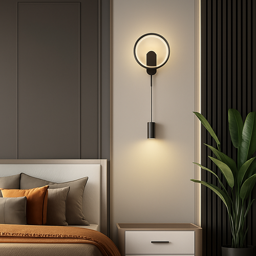 applique murale led moderne avec gradation de température