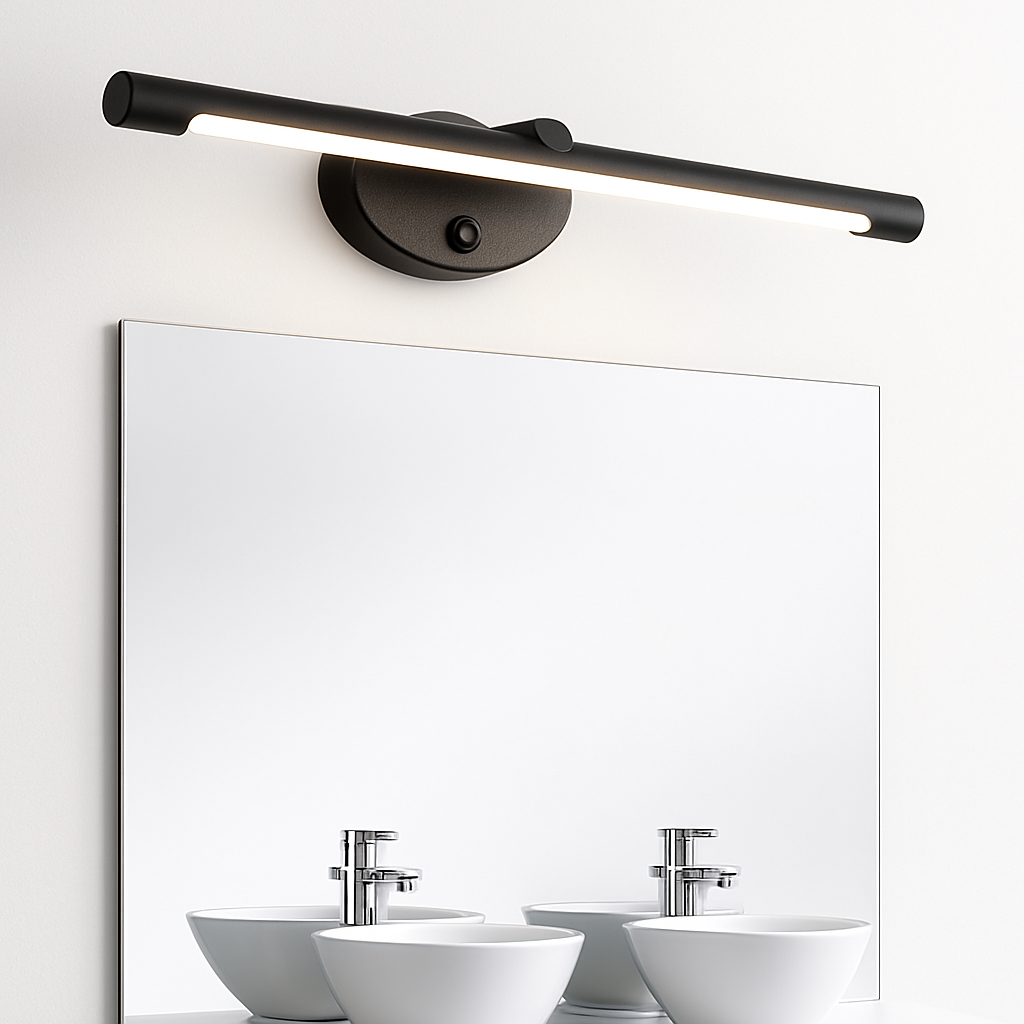 applique murale led moderne avec interrupteur tactile pour miroir - vue 6 sur 12