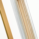 Moderne LED-Wandleuchte aus Messing, kreative Dekoration